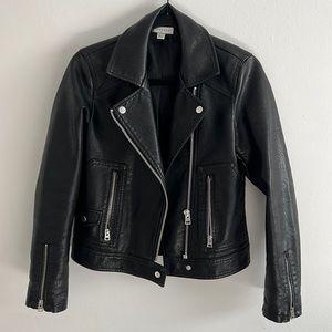 NWOT Moto Jacket (Vegan Leather)